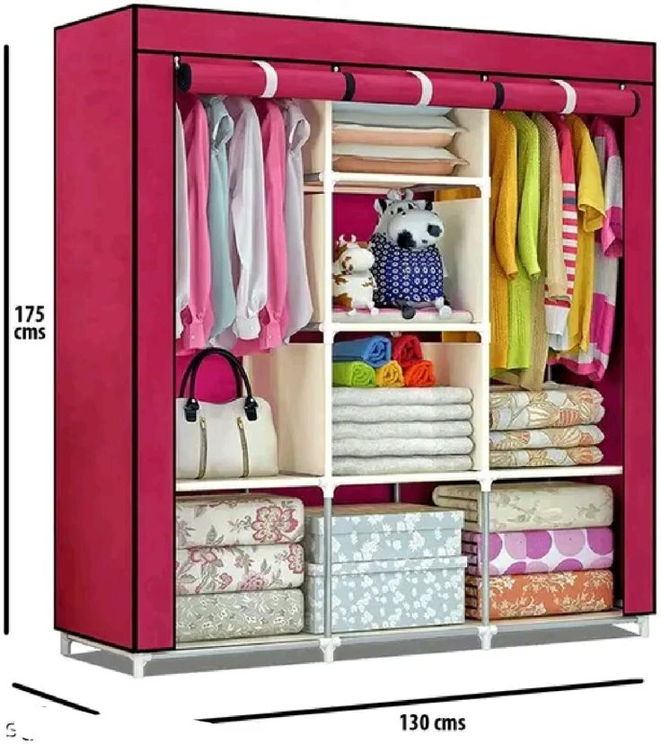 Storage wardrobe Maroon