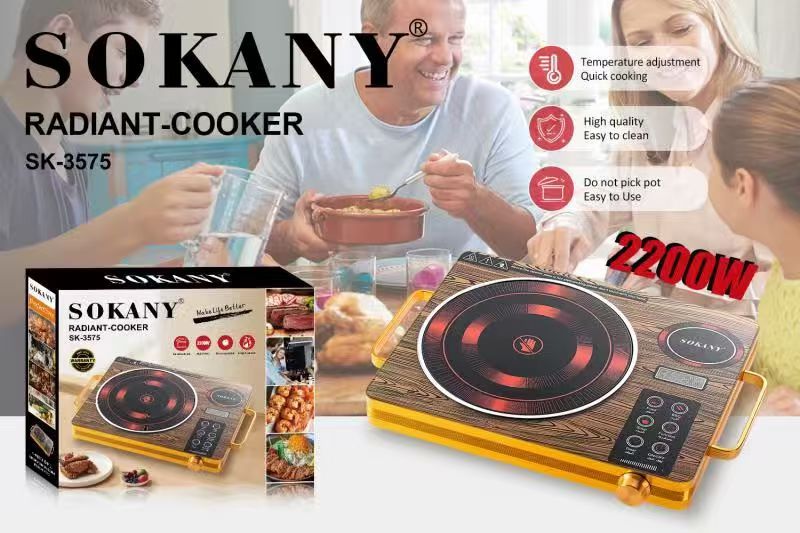 Sokany Radiant cooker-SK-3575 restoked
