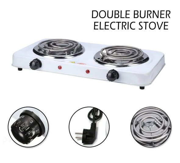Double electric coil/ hot plate